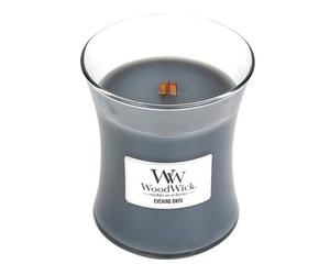 Vela perfumada WoodWick Evening Onyx con mecha de madera 275 g