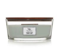 Vela perfumada WoodWick Lavender & Cedar con mecha de madera 453,6 g