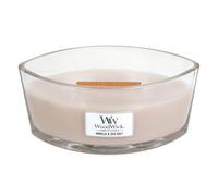 Vela perfumada WoodWick Vanilla & Sea Salt con mecha de madera 453,6 g