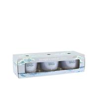 Vela votiva Yankee Candle Ocean Air en vidrio 3 x 37 g