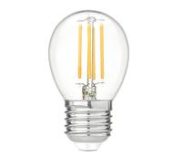 Velamp Bombilla de filamento LED, esfera P45, 4W / 470lm, base E27, 2700K