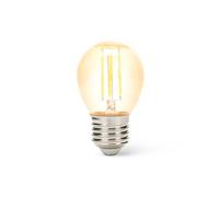 Velamp Bombilla de filamento LED, esfera P45, 6W / 806lm, base E27, 2700K