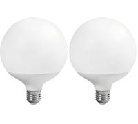 Velamp Bombilla LED SMD, globo G125, 24W/2500lm, casquillo E27, 4000K (Paquete de 2)