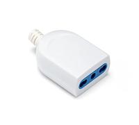 Velamp plug-it-16 F - Toma de vuelo, 2P+T, 16A, 230 V, Blanco