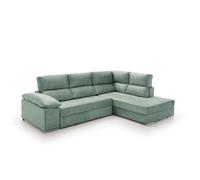 Velare | Sofa Cama Chaise Longue Fiorella Alta Gama Agua Marina Derecha