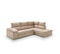 Velare | Sofa Cama Chaise Longue Fiorella Alta Gama Beige Derecha