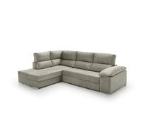 Velare | Sofa Cama Chaise Longue Fiorella Alta Gama Gris Izquierda