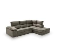 Velare | Sofa Cama Chaise Longue Fiorella Alta Gama Tostado Derecha