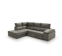 Velare | Sofa Cama Chaise Longue Fiorella Alta Gama Tostado Izquierda