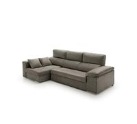 Velare | Sofa Chaise Longue Cama con Arcón Giulia Gris Oscuro Izquierda