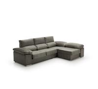 Velare | Sofa Chaise Longue Reversible Alta Gama Anna Tostado