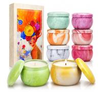 Velas Aromáticas Perfumadas de Regalos para Mujeres,8 Piezas Juegos de Vela Cera de Soja 100% Natural,Regalo de Día de la Madre,Cumpleaños,Aniversario,San Valentín,Navidad,Boda