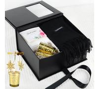 Velas aromáticas, set de regalo para mujeres, aromaterapia, velas con soporte giratorio, bufanda de cachemira, regalos para mujeres, mejor amiga