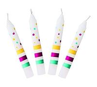 Velas cumpleaños, colores