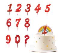 Velas de cumpleaños. Caja de 12 unidades. Velas Numéricas para Tartas