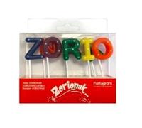 Velas de cumpleaños, texto Zorionak PARTIGRAM