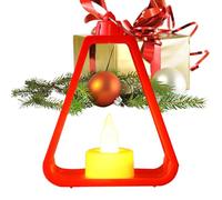 Velas de Navidad, luces de noche LED colgantes para árbol con asa, linternas decorativas para mesas de comedor, porche, jardín, patio, pasillo, sala de estar