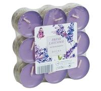 Velas de té perfumadas (Ø x Al: 38 x 15 mm, Lila, Tiempo de combustión aprox.: 4 h, Lavanda)