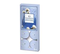 Velas de Té Perfumadas Pack 10 Flor de Algodón