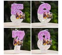 Velas Digitales con Números del 0 al 9 de Hot Cute Girl Group Hunter's, Decoración para Pastel de Cumpleaños Infantil, Accesorios para Fiestas de Dibujos Animados 1