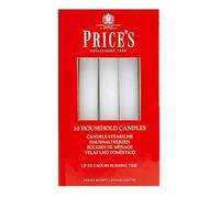 Velas Domésticas Price's House Matehold Blanca, Pack de 10