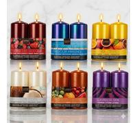 Velas Perfumadas, Pack de 12 Velas Aromáticas | Ambientador para el Hogar | Regalos Originales para Mujer, Decoración, Rituales, Meditación, Yoga y Aromaterapia para la casa