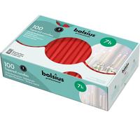 Velas tipo "spitz" para hostelería, marca Bolsius, 240/23, caja de 100 unidades, color rojo