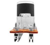 VELATEMOR Base de Enrutador de Madera Soporte de Ranura Compacto y Resistente para Enrutador de Carpintería, Máquina Cortadora de Diámetro Interior de 65 Mm, Aleación de Aluminio, 2 en 1 para