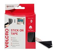VELCRO Brand Cinta adhesiva 20mm x 2.5m Negro