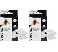VELCRO Brand Cinta adhesiva extra fuerte 45mm x 6 Blanco (Paquete de 2)