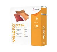 VELCRO Brand Cinta cosible 20mm x 10m Blanco