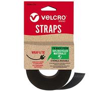 VELCRO Brand ONE-WRAP Cinta de cierre ecológica, Negro 10mm x 5m