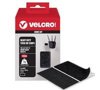 VELCRO Brand Tiras adhesivas de alta resistencia, Blanco 50mm x 100mm, x15