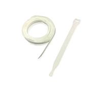 Velcro® - Bridas para cables (10 unidades, 20 mm x 200 mm), color blanco
