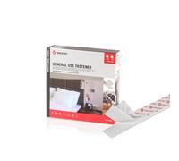 Velcro® Cinta de gancho y bucle adhesiva blanca 20mm x 25 m