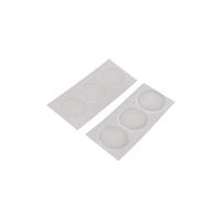 VELCRO® Marca White Stick On Monedas a elección de gancho y bucle de 13 mm, almohadillas adhesivas de doble cara, monedas adhesivas, puntos adhesivos fuertes (gancho y bucle, 10 monedas)
