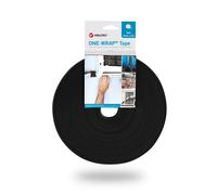 Velcro® one wrap® - cinta de 25 m y 20 mm de ancho, color negro