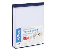 Velfont - Protector Punto Algodón 180, Blanco
