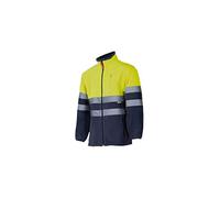 VELILLA 183 Chaqueta polar bicolor alta visibilidad color amarillo flúor/verde talla L