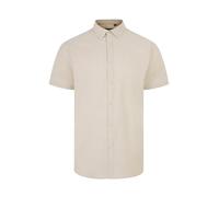 Velilla 405024S Camisa Oxford Manga Corta Hombre, Color Beige Claro, Talla 3XL