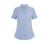 Velilla 405025S; Camisa Oxford Stretch Manga Corta Mujer; Color Celeste; Talla 2XL