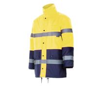 VELILLA Parka de Alta Visibilidad Bicolor Marino/Amarillo Flúor Modelo 166 Talla XXL