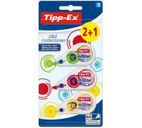 VELLEDA CORRECTOR BIC MINI POCKET MOUSE FASHION BLIST 2+1 UD 926396 CORRECTORES 2x10x19 Cms.