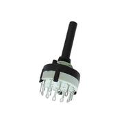 Velleman 8404-2c interruptor eléctrico interruptor rotativo negro, bl