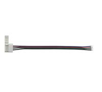 Velleman cable con 1 conector push para tiras led flexibles - color rg
