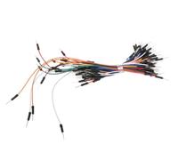 Velleman Cables de puente, 1 patilla, macho a macho, 22 AWG, juego de 65 piezas, cobre, multicolor