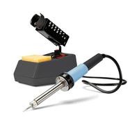 Velleman Estación de soldadura 50 W con indicador LED y regulación electrónica de temperatura 175-480 °C, ideal para profesionales y bricolaje