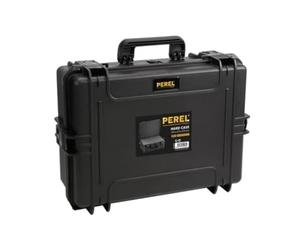Velleman HC540SH245 Maleta Rígida con Espuma Alveolar, negro, 594 x 473 x 270 mm