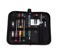 Velleman Kit de Herramientas, para el manitas, 11 Piezas, no magnéticos, con Estuche, Negro