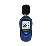Velleman Medidor de sonido digital 30-130 dB, LCD, cierre automático y parabrisas